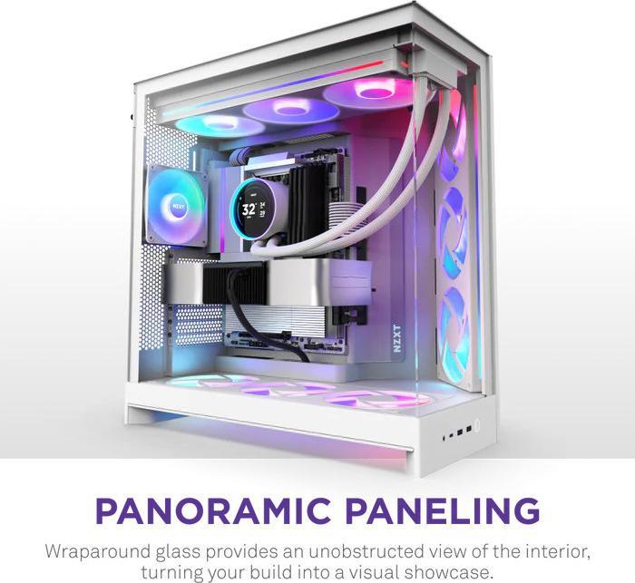 Actual product image NZXT H9 Flow RGB (2025) (ATX, E-ATX, mATX, Mini-ITX)