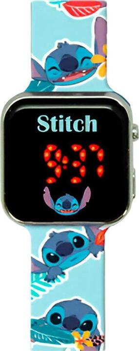 Kids Euroswan Disney Stitch LED Horloge (Digitaal horloge, 30 mm)