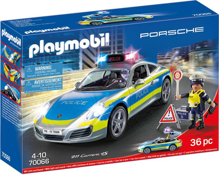 Image du produit Playmobil Porsche 911 Carrera 4S Police (70066, Playmobil Porsche)