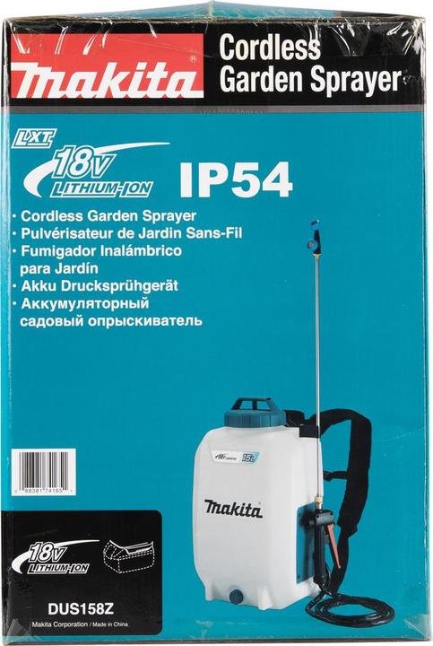 Productafbeelding Makita DUS158Z Tuinspuit Rugzak Tuinspuit 15 l (15 l)