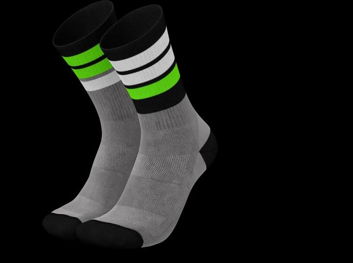 Light Grey Neon Green
