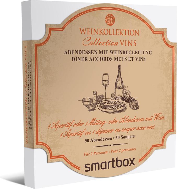 Smartbox Abendessen mit Weinbegleitung (2 Pers.)