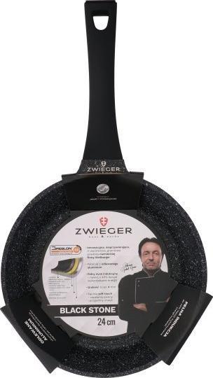 Actual product image Zwieger Patelnia Black Stone 24cm (Frying pan, Cast aluminium, 24 x 8 cm)