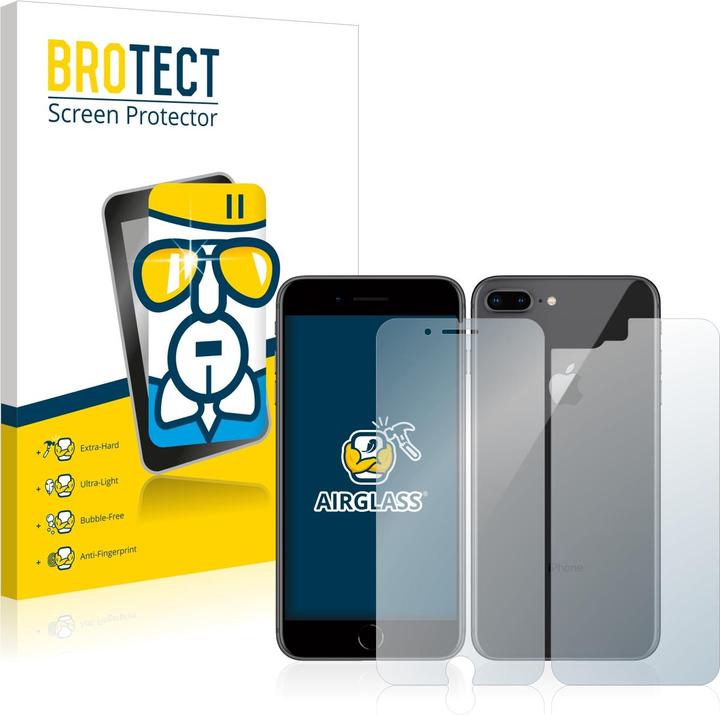 Actual product image BROTECT AirGlass Glass (1 pcs., Apple iPhone 8 Plus)