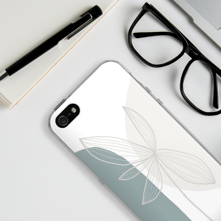 Produktbild DeinDesign Silikon Hülle für Apple iPhone 5 Handyhülle Case Smartphone Schutzhülle Blume Boho Pastell (Apple iPhone 5)