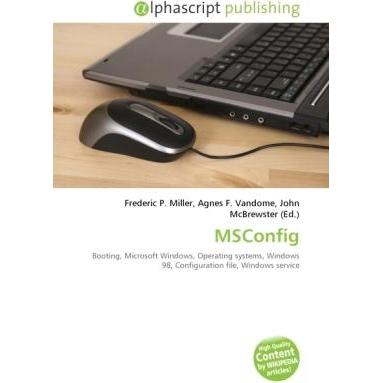 MSConfig, Fachbücher von Agnes F. Vandome, Frederic P. Miller, John McBrewster