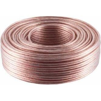 MicroConnect Loudspeaker cable, 25m (25 m), Lautsprecherkabel, Transparent