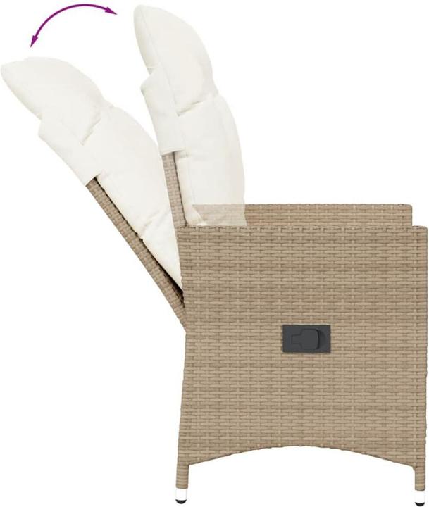Produktbild vidaXL Gartensessel verstellbar