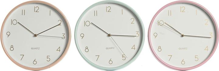 Produktbild Esprit Wanduhr Home Koralle Minze Lila PVC 25,5 x 4,3 x 25,5 cm (3 Stück)