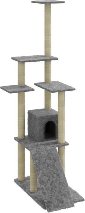 Produktbild vidaXL Kratzbaum (155 cm, Hellgrau)