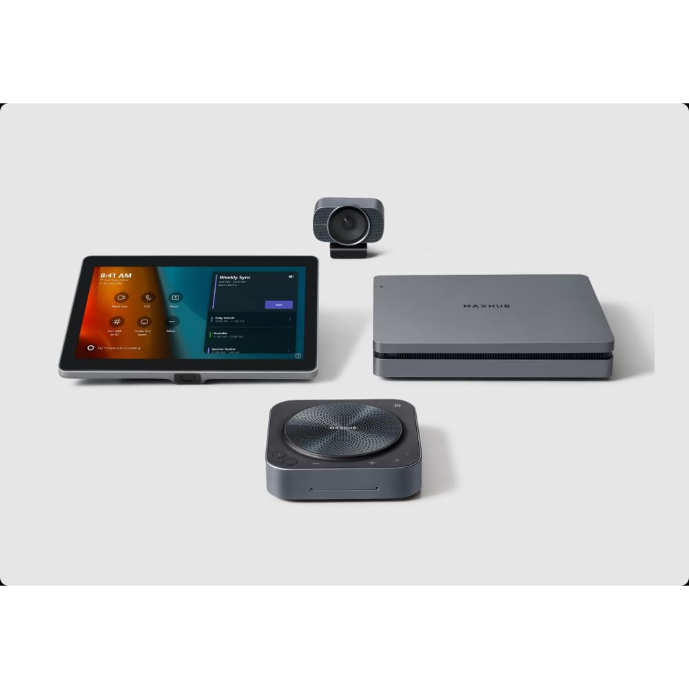 Thumbnail - Maxhub MTR Core Kit with Teams rooms, Konferenzgerät, Grau, Schwarz