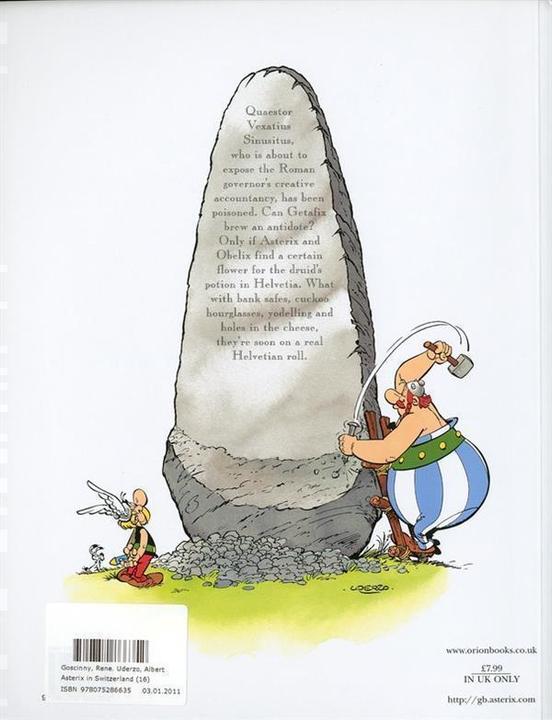Produktbild Asterix - Asterix in Switzerland (Englisch, Albert Uderzo, René Goscinny, 2004)