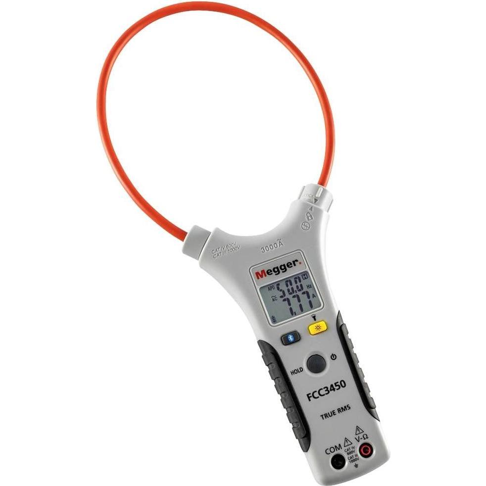 Megger, Multimeter, FCC3450 Stromzange digital inkl. Tasche CAT III 1000 V, CAT IV 600V Anzeige (Counts): 10000 (CAT III...