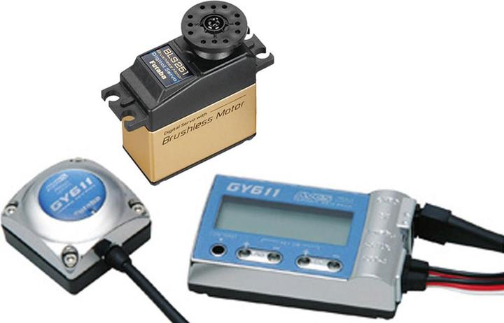 Actual product image Futaba Gyro Piezo GY611 (AVCS) with BL251 Servo