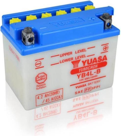Produktbild Yuasa YB4L-B Rollerbatterie (12 V, 4 Ah, 45 A)