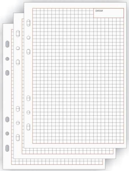 Actual product image Bind Replacement inserts Notepad Manager, A5, chequered (A5, Checked, No binding)