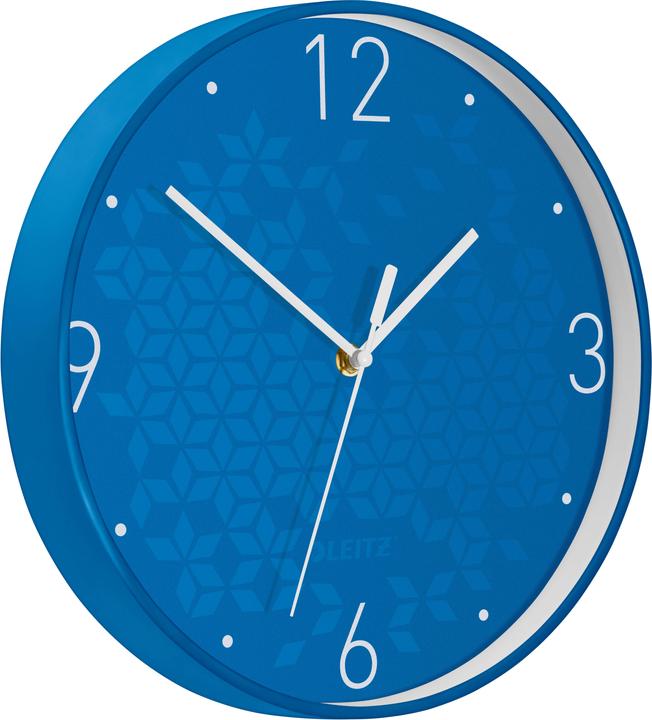 Leitz Horloge murale WOW 29cm 90150036 bleu (29 cm)
