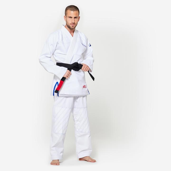 Produktbild Outshock Kimono Brasilianisches Jiu-Jitsu 450 g/m² - weiss (158, 164)