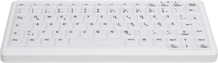 Actual product image CHERRY AK-C4110 Keyboard RF Wireless QWERTZ German White (DE, Wireless)