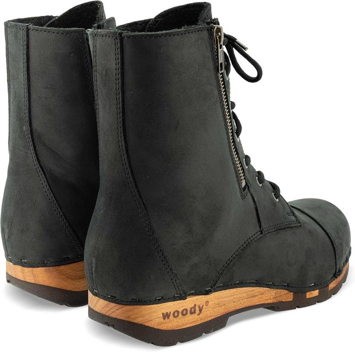 Actual product image Woody Flexible Willow Wood Sole Ankle Boots (36)