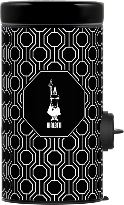 Actual product image Bialetti Tin with coffee doser
