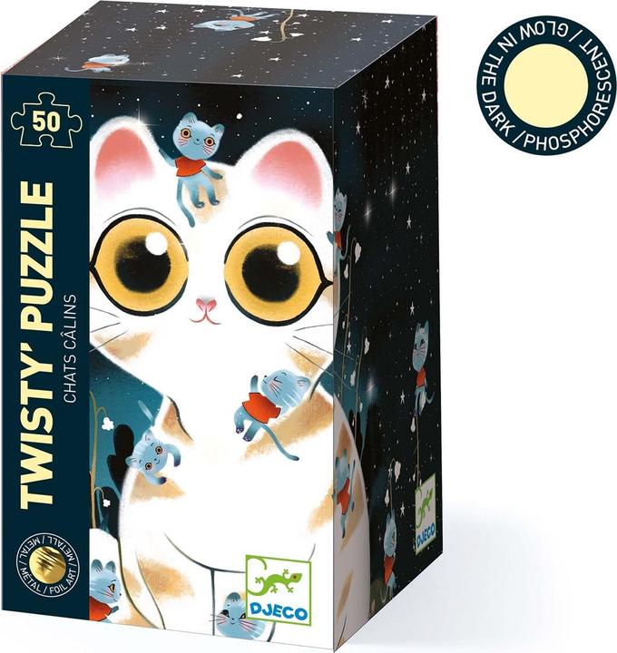 Immagine prodotto Djeco Puzzle Wizzy Cat 50 pezzi (50 pezzi)