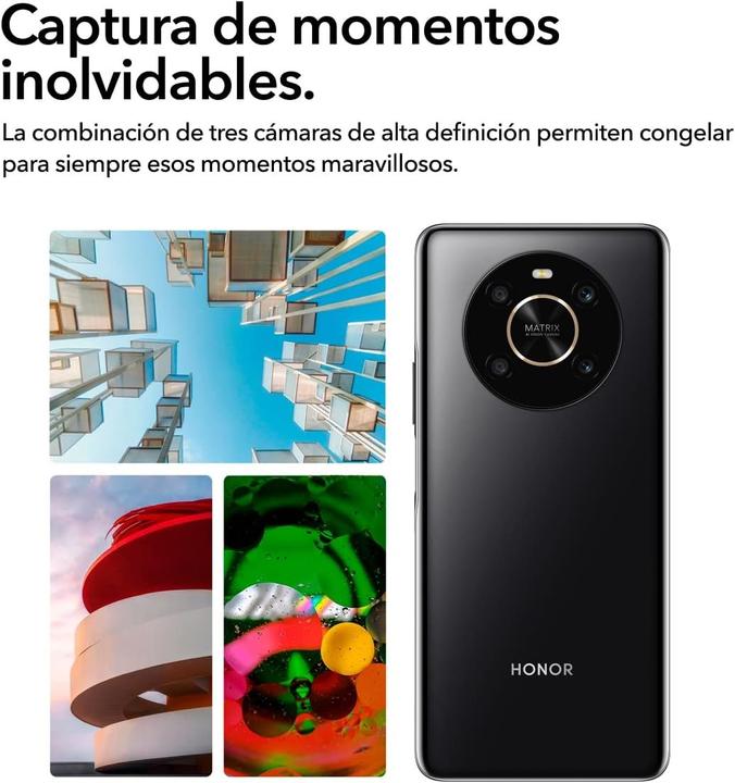 Produktbild Honor Smartphone mit 64 MP Kamera, 6,81 Zoll Display, 120 Hz, SuperCharge 66 W (128 GB, Ocean Blue, 6.81", 4G)