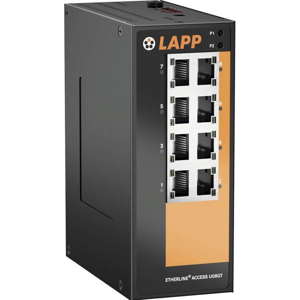 Lapp Industrial Ethernet Switch (8 porte), Switch di rete, Nero