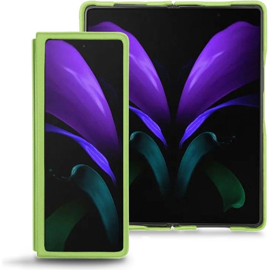 Noreve Lederschutzhülle (Samsung Galaxy Z Fold2), Smartphone Hülle, Grün