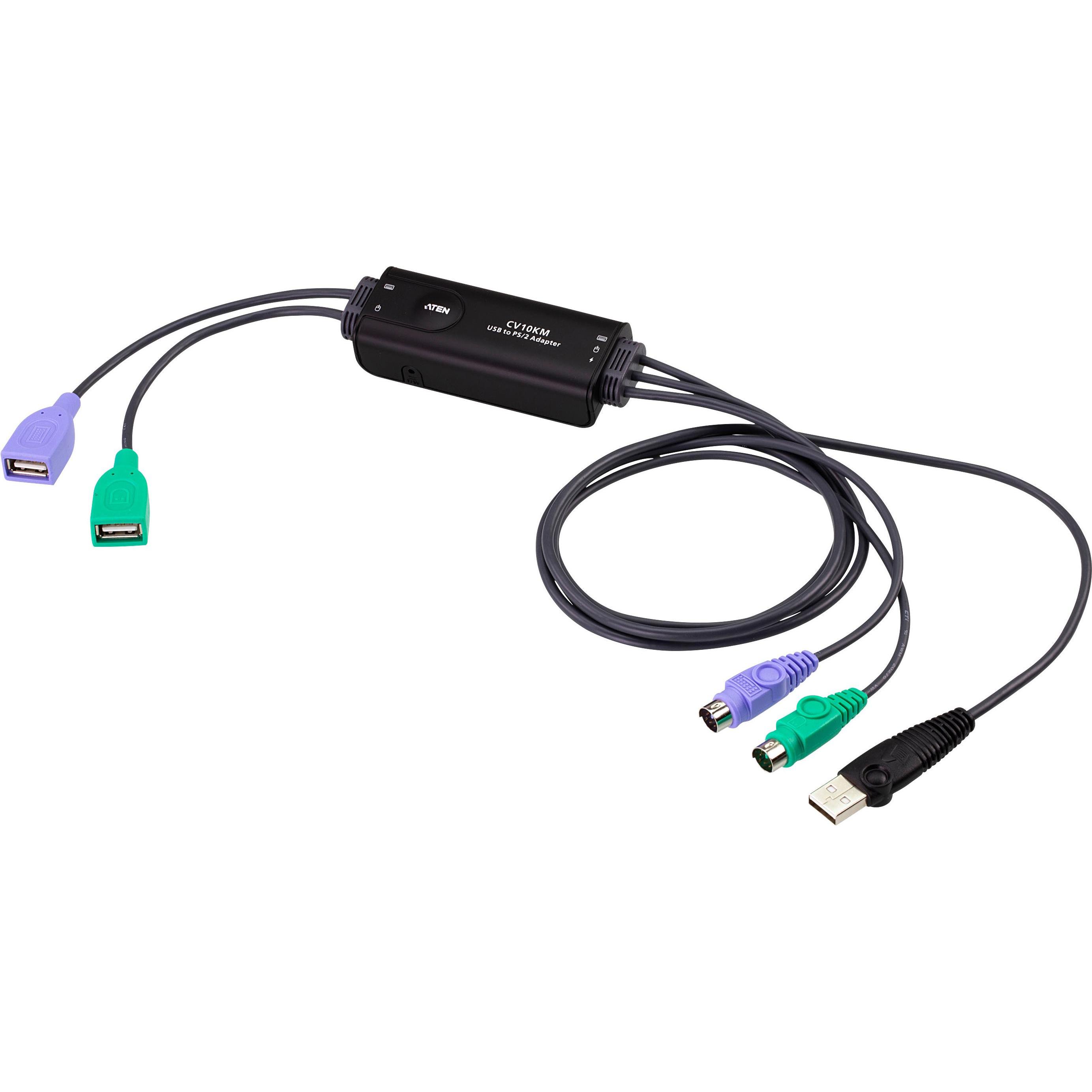 Aten PS/2-USB Konverter, KVM-Switch Kabel
