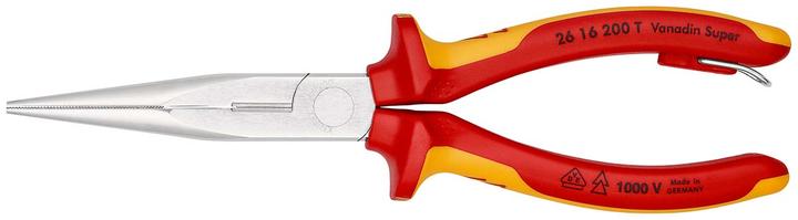 Produktbild Knipex Flachrundzange mit Schneide (200 mm)