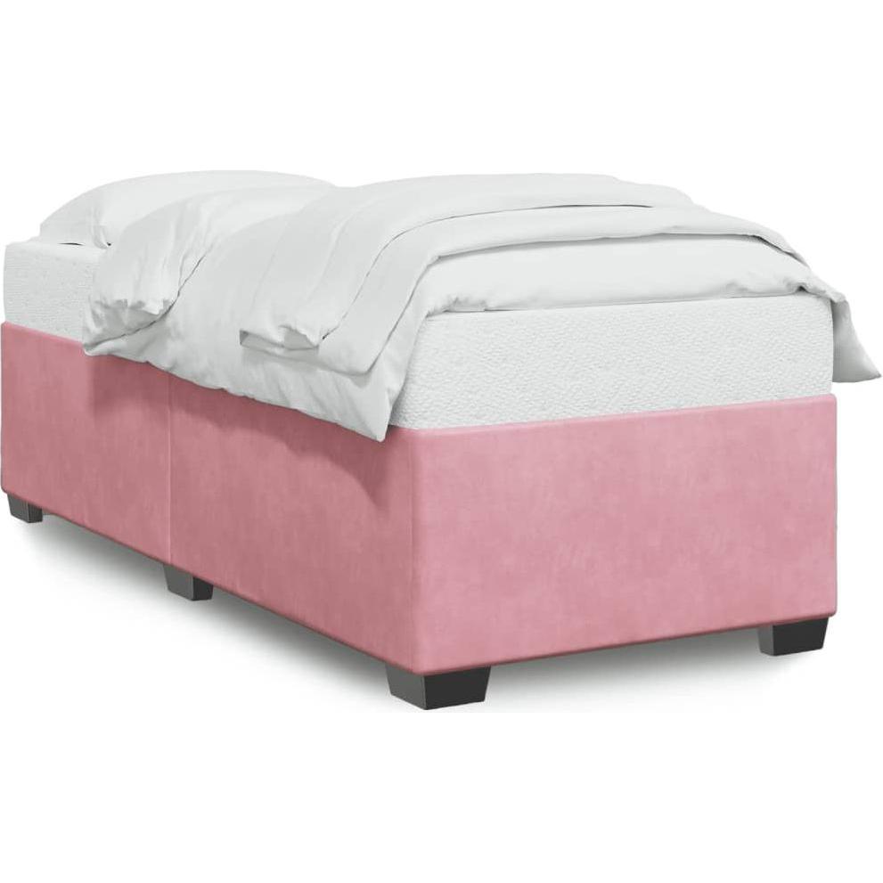 VidaXL, Bett, Bettgestell Samt (90 x 190 cm)