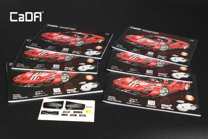 Actual product image Cada MASTER Red Super Car 1:8 incl Power System