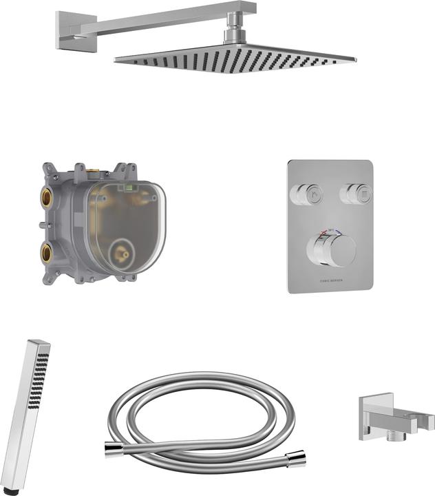 Actual product image Chris Bergen Concealed shower system