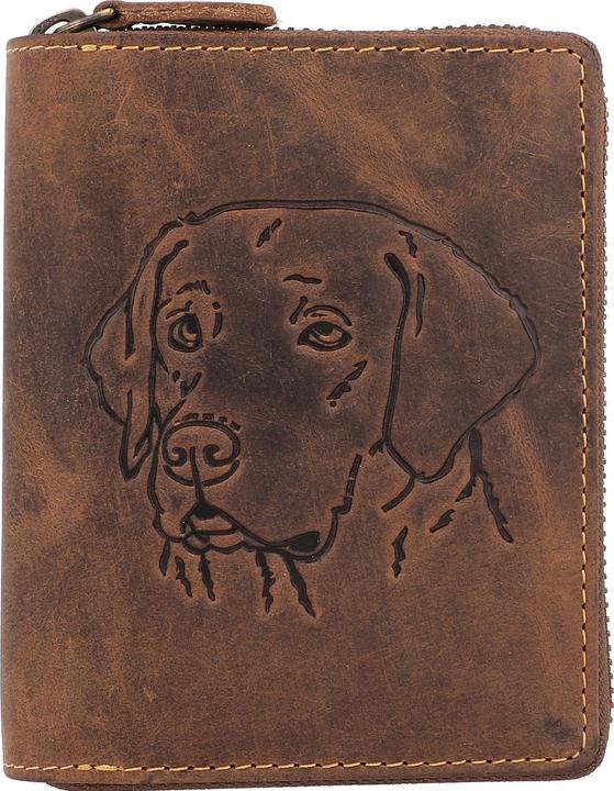 Produktbild Greenburry Vintage Sternzeichen Geldbörse Leder 10 cm