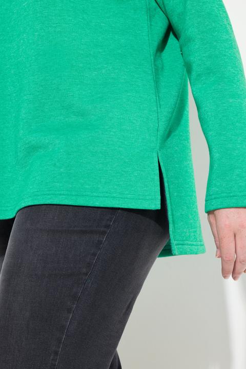 Produktbild Ulla Popken Sweatshirt, Schriftdruck, Classic, Kapuze, Langarm (56)