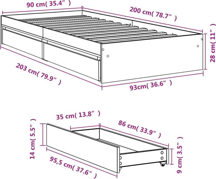 Immagine prodotto VidaXL Khai (90 x 200 cm)