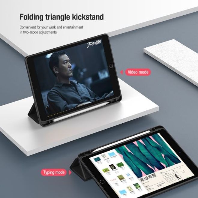 Produktbild Nillkin Bevel Series Leder Bookcover Hülle (iPad 10.2 (2020), iPad 10.2)