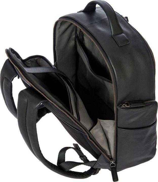 Actual product image Brics Torino backpack leather 40 cm laptop compartment