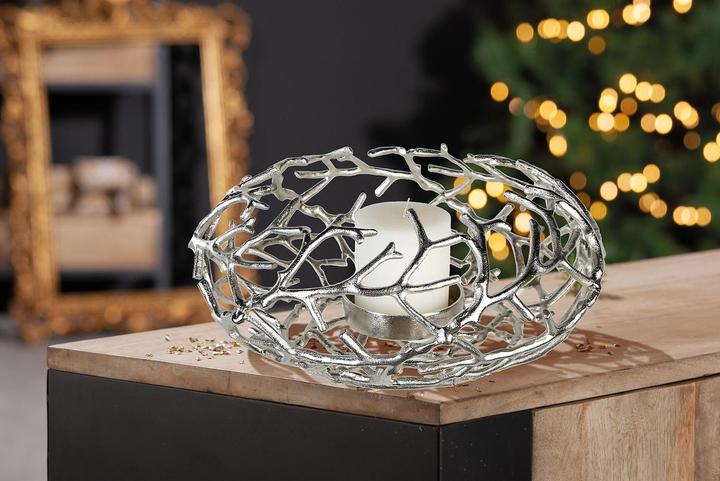 Actual product image Casablanca by Gilde Twigs antique silver H: 20 cm