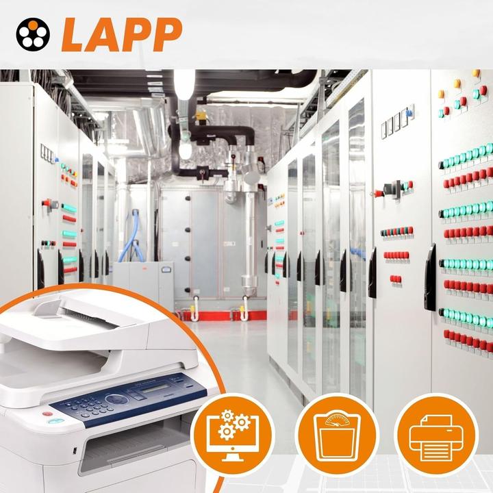 Actual product image Lapp 10 metres 0028308 LiYY control cable 8x0.25 mm² I Signal cable 8 cores I Solder cable for circuit (10 m)