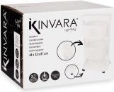 Produktbild Kinvara Kunststoff Gemüsehändler 2 Höhen weisse Räder