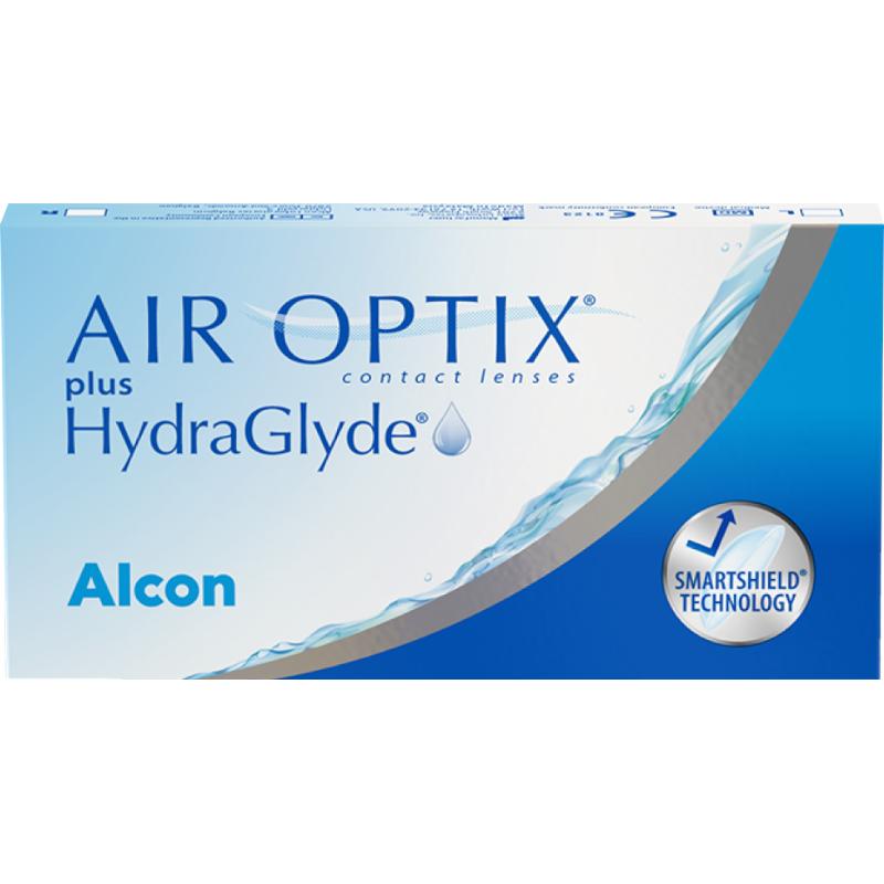 Thumbnail - Air Optix, Kontaktlinsen, plus HydraGlyde, sphärisch (6 Stück, Monatslinse, Sphärisch)