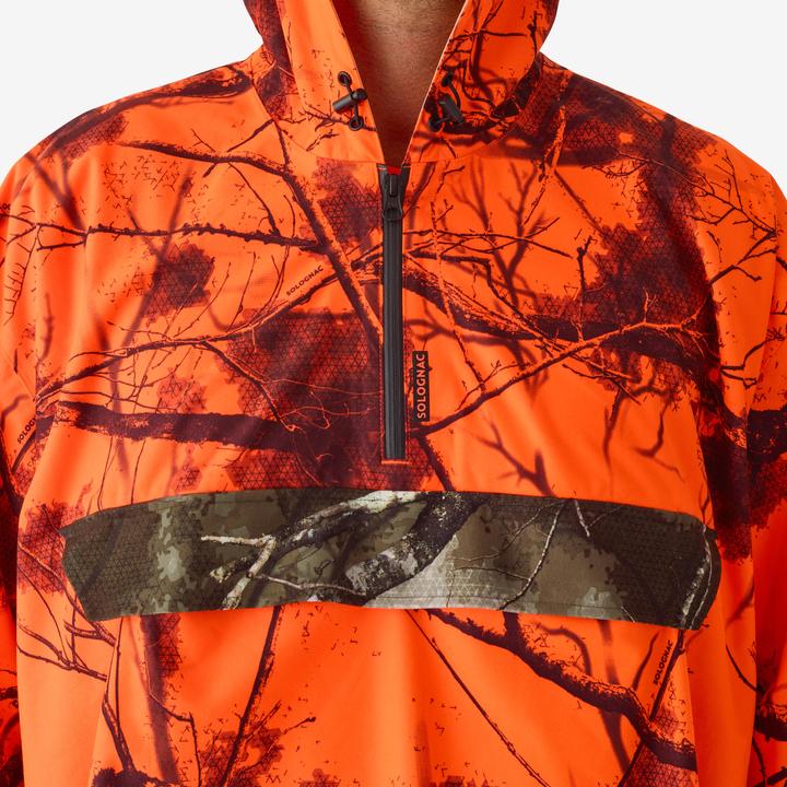 Actual product image Solognac Men's waterproof polyester rain jacket (3XL, 4XL)