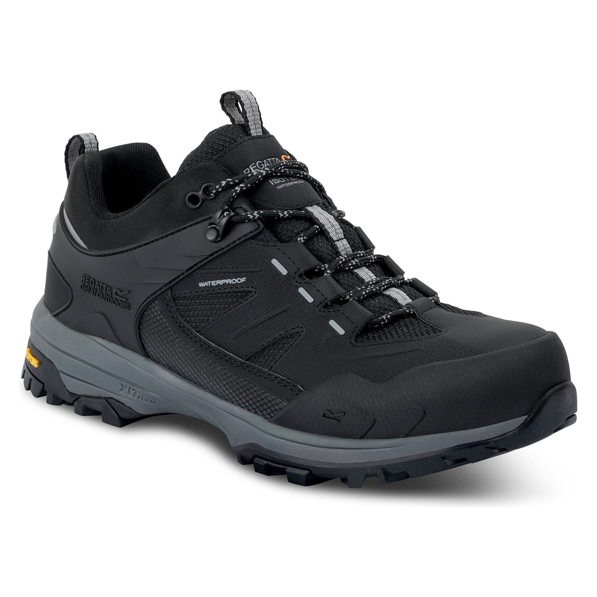 Regatta, Herren, Wanderschuhe, Freizeitschuhe RMF896-800 Regen (46), Schwarz