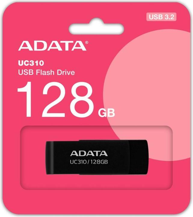 Image du produit Adata UC310 128GB (noir, USB-A 3.2 Gen 1) (128 Go, USB-A)