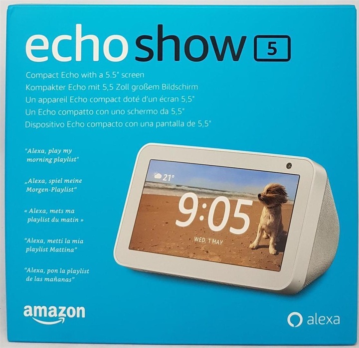Actual product image Amazon Echo Show 5 (Amazon Alexa)