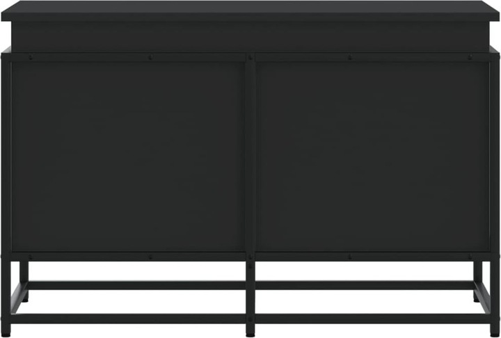 Produktbild VidaXL Aufbewahrungsbox mit Deckel Spielzeugkiste Auflagenbox Kissenbox Schwarz