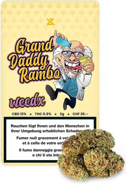 weedx Granddaddy Rambo Indoor (3 g, Indoor)