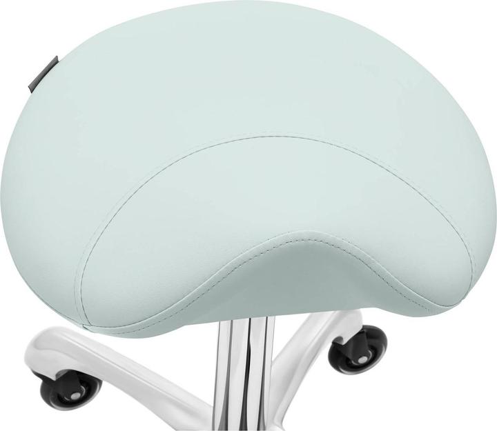 Produktbild Physa Sattelhocker YORK PISTACHIO ergonomischer Rollhocker höhenverstellbar